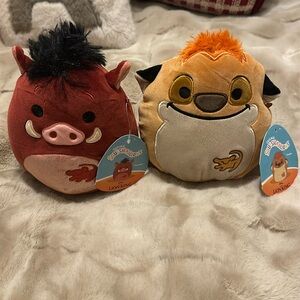 Timon and Pumba New rare Squishmallows.